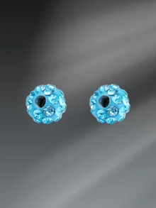 CIZME 2 piezas Bolas de acero inoxidable de repuesto con diseño divertido para mujer, Accesorios de anillos para el ombligo de 14G 16G con bolas de cristal CZ brillantes y flexibles de 3.5mm 5mm 8mm - Multicolor - Ver 8