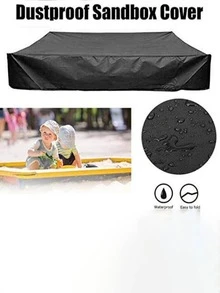 1个儿童游乐场沙坑盖，防水防尘户外沙坑保护罩，防落叶沙坑盖 - 彩色 - 查看 8
