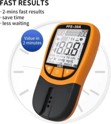 UriT Portable Blood Lipid Analyzer 5-In-1 For Rapid Detection Of Cholesterol/Triglycerides/High-Density/Low-Density Lipoprotein - Orange - View 3