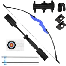 40LBS 53" Recurve Bows For Adults - Archery Takedown Bow And 6Pcs Arrow Set For Adults/Youth/Teens Beginners Target Practicing, Left & Right Handed - Blue - View 2