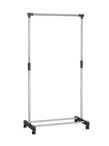 Double Clothes Rack With Iron Wheels Wardrobe Clothes Hanger Shirt Shoe Rack Closet Bedroom Hanging 30kg - 衣物收納盒 - 查看 11