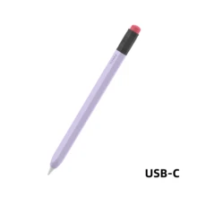 Classic Pencil Case Compatible With Apple Pencil Pro Case & Apple Pencil 2nd Generation Case, Compatible With Magnetic Charging And Double Tap, Silicone Sleeve Protective Cover Compatible With Apple Pencil