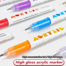 72/168 kolorów markerów akrylowych o wysokim połysku, 1 mm końcówka do pisaków akrylowych, jasne kolory, duża pojemność tuszu, szeroki zakres zastosowań, do malowania skał, płótna, drewna, szkła, ceramiki, tkanin, plastiku, jajek, zestaw akcesoriów malarskich