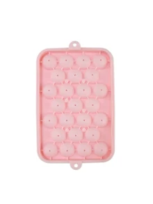 1 Piece 25-Cell Silicone Ice Cube Tray, Small Ice Ball Mold, Whisky Ice Cube Tray, With Lid Fruit Ice Cube Mold, Grape-Shaped Handmade Soap Mold, Household Ice Cube Maker, Suitable For Home Use In Summer, Juice Ice Cube Tray, Refrigerator Ice Cube Tray, Freezing, Party, Travel, Wedding, Birthday, Kitchen, Storage, Outdoor, Halloween, Christmas, Thanksgiving Supplies, Ice Cube Tray, Ice Maker, Kitchen Accessory