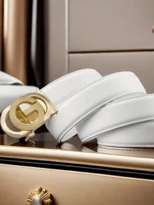 Luxus Automatik Gürtel für Herren - Verstellbar, modischer Business-Casual Stil, Legierung Schnalle, Top Geschenkidee