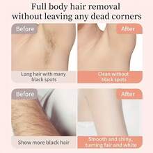 2-In-1 Women's Electric Shaver Double Headed Bikini Trimmer Body Hair Remover Suitable For Bikini, Underarm, Leg, Arm, Body, Face, USB Charging Electric Shaver, Gentle And Skin Friendly - Multicolor - View 6