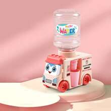 4PCS/2PCSfun Bus 迷你饮水机玩具，模拟迷你房屋厨房玩具