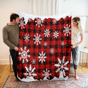 1 件法兰绒圣诞主题毛毯，印有圣诞树、长袜、圣诞老人、雪人、主教、姜饼人图案，柔软舒适的现代涤纶盖毯，适合沙发、床、户外、旅行，适合作为送给家人和朋友的圣诞派对礼物