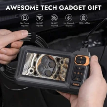 4.3" LCD Screen Endoscope Camera With Light, 16.5ft Flexible Snake Camera, USB Rechargeable, Ideal For DIY Home And Factory Inspection, 1080P HD Endoscope Camera