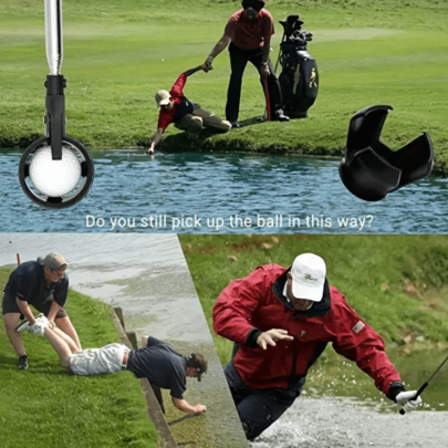 Golf Ball Retriever - Telescopic Tool, Convenient For Ball Pickup - Perfect Golf Accessory For Men - Great Golf Gift Idea, Gifts For Boyfriend, Father, Halloween, Christmas