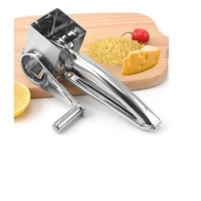 Professional Stainless Steel Cheese Grater Super Practical Manual Shredder - 銀色 - 查看 6