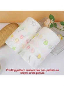 1卷400片随机图案松垮抹布一次性厨房巾可水洗干湿毛巾洗碗布不粘油抹布去油毛巾家用清洁抹布干布清洁用品清洁工具。