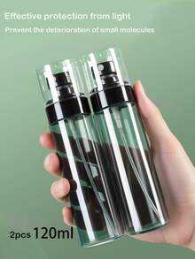 2个80毫升细雾喷雾瓶，空保湿喷雾瓶，香水旅行喷雾瓶。圣诞节和万圣节必备旅行用品 - 墨綠色 - 查看 9