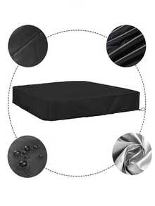 1个儿童游乐场沙坑盖，防水防尘户外沙坑保护罩，防落叶沙坑盖 - 彩色 - 查看 6