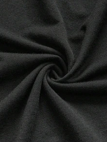 Dos camisetas de estilo casual con estampado de araña en forma de corazón para Halloween, ideales como regalo para tu novio o novia. - Negro 2 - Ver 5