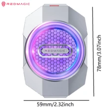 nubia Redmagic VC Cooler 6 银色，热传导速度提升 54%，10 秒内温度下降 18℃，30W 三模式智能温控，定制小型轴流风扇：风量增加 20%，轻巧紧凑，适用于各种场景