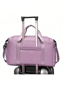 Warner Bros Geantă de călătorie cu imprimeu de desene animate Harry Potter, geantă de bagaje cu capacitate mare, geantă sport casual, geantă de umăr portabilă cu spațiu de depozitare pentru pantofi