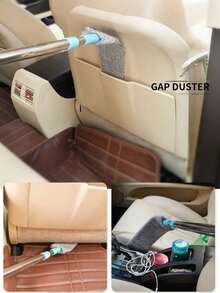 Mopa extensible, herramienta de limpieza de esquinas para la parte inferior de la cama, paño de mopa reemplazable, para colector de polvo estático, limpieza de la parte inferior de la cama, adecuado para productos de limpieza, limpieza del hogar, aplicable al baño, cocina, estudio, oficina y sala de estar. Se puede usar en interiores y exteriores, adecuado para familias con mascotas. Fácil de almacenar, no ocupa espacio, se puede lavar y reutilizar, con las funciones de una mopa y una escoba. - por defecto - Ver 4