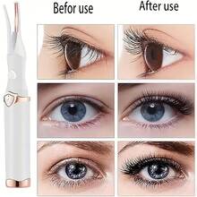 Electric Eyelash Curler - USB Charging, 3-Speed Temperature Control, 10 Second Fast Heating, Portable Travel Style, Long-Lasting Curling, Quick Beauty Tool | Eyelash Curler | Eyelash Heating Tool | Eyelash Extension Product | Women's Makeup Tool Gift - Multicolor - View 4
