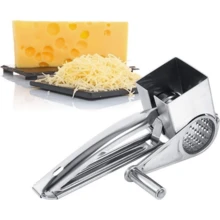 Professional Stainless Steel Cheese Grater Super Practical Manual Shredder - 銀色 - 查看 9