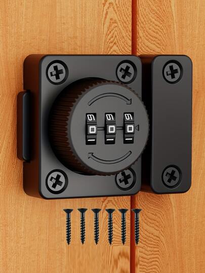 1 pieza Cerradura con contraseña, cerradura de gabinete sin llave, cerradura de combinación, fácil de instalar, cerradura de privacidad, adecuada para puertas de un solo lado, gabinetes, cajones