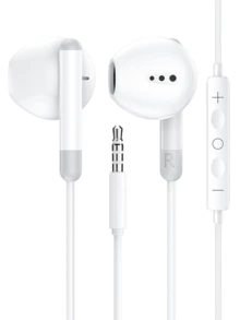 Wired Earphones 3.5mm Jack Earbuds Audio Earphones Headphones Electronic Calls & Music Bass Stereo In-Ear Headphones Wireless Headphones Headset For Ipad/Pc