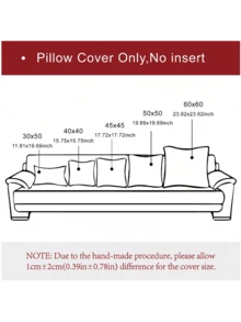 4 件套几何花卉图案抱枕套，18x18 英寸 - 沙发和卧室装饰靠垫套，带拉链，可机洗，黄色 - 黃色 - 查看 3