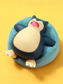 宝可梦超萌软胶皮卡丘睡姿系列车载公仔手工摆件，造型超可爱，汽车装饰必备玩具 - 彩色 - 查看 11