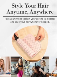 Tấm lót chịu nhiệt cho dụng cụ tạo kiểu tóc, kích thước универсальный phù hợp với máy duỗi và máy uốn tóc, được làm từ chất liệu chịu nhiệt, tiện lợi cho việc cất giữ và mang theo khi đi du lịch. Tấm lót silicon chịu nhiệt này có chức năng cách nhiệt giúp bảo vệ hiệu quả các dụng cụ tạo kiểu tóc của bạn. - Nhiều màu - Xem 4