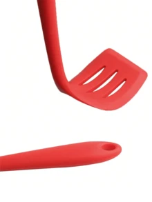 1PC Silicone Slotted Design Non-Stick Mixing Pancake Turner Spatula Cooking Tool,Small Silicone Slotted Spatula,Heat Resistant Non-Stick Cooking Steak Pancake Spatula Kitchen Utensil,For Cooking, Baking,Grilling & Non-Stick Cookware,For Eggs, Pancakes & More