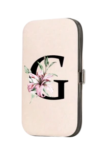 7件套粉色旅行美甲套装，印有百合花和A-Z字母图案。这款宽敞的美甲收纳盒包含不锈钢工具、一把超锋利防溅指甲钳，设计经典。非常适合随身携带美甲护理必需品，例如旅行、户外活动、寄宿学校、居家使用，也可作为圣诞礼物。 - 彩色 - 查看 21