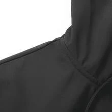 Colorblock  Plain    Spring/Fall    Regular Fit    Pocket  Drawstring  Knot - màu đen - Xem 5