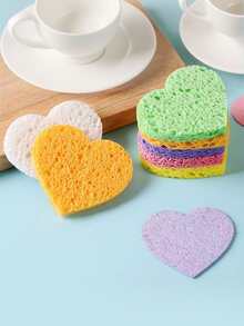 1 套 10 块清洁海绵、吸水清洁布、清洁抹布、洗碗海绵、厨房清洁工具 - 彩色 - 查看 3