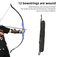 40LBS 53" Recurve Bows For Adults - Archery Takedown Bow And 6Pcs Arrow Set For Adults/Youth/Teens Beginners Target Practicing, Left & Right Handed - Blue - View 5