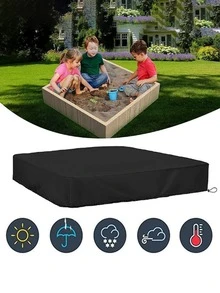 1个儿童游乐场沙坑盖，防水防尘户外沙坑保护罩，防落叶沙坑盖 - 彩色 - 查看 9