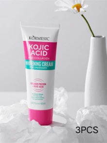 PAORPEVM 1/2/3支装腋下美白霜，去除腋下暗沉，适用于腋下、膝盖等部位，蕴含植物提取物和胶原蛋白，保湿并淡化肌肤色素沉着。