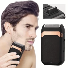 Rechargeable Electric Shaver, Men's Professional Hair Clipper/Trimmer Wireless Electric Shaver With Replaceable Blade Head, USB Charging, Ideal Holiday Gift - Multicolor - View 11