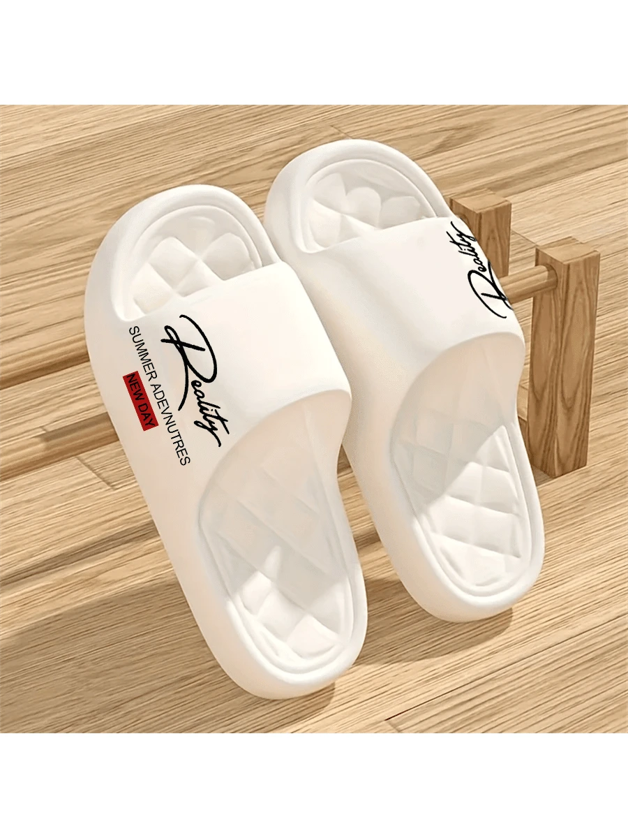 男女通用夏季拖鞋 - 男士运动凉鞋，耐穿透气，柔软有弹性，清凉沙滩情侣拖鞋