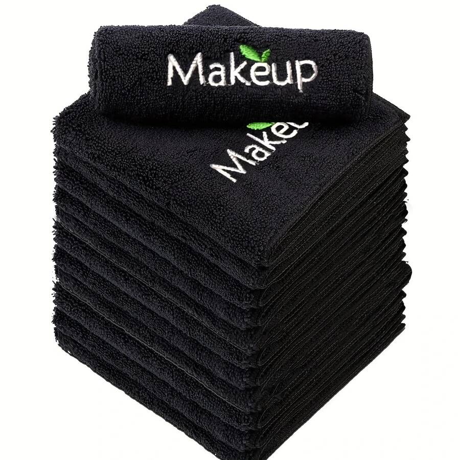 Maquillaje a granel - Toallas faciales y de mano suaves y muy absorbentes, paños faciales de secado rápido, adecuados para todos los tonos de piel clara (sensible, seca, grasa, mixta) - Uso profesional en salón y vanidad personal - Sin químicos irritantes - Regalo ideal para mujeres, se puede usar para limpieza facial y corporal, rutinas de cuidado de la piel, diseño minimalista adecuado para entusiastas del cuidado de la piel, diseño sencillo, tela suave, preferido por profesionales de la belleza