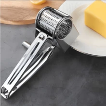 Professional Stainless Steel Cheese Grater Super Practical Manual Shredder - 銀色 - 查看 8