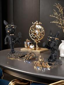 1 pièce Entrée Foyer Maison Chien Bouledogue Français de Luxe Français, Meuble à Chaussures, Rangement pour Salon, Rangement pour Clés et Petits Objets, Grand Chien, Peut Être Offert En Cadeau à Des Amis et à La Famille