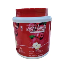 Máscara De Hidratação PROBELLE Maçã LANÇAMENTO Creme de Cabelo Super Ativos 900 ML - Super Ativos Maça 900g - Visão 7