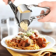 Professional Stainless Steel Cheese Grater Super Practical Manual Shredder - 銀色 - 查看 2