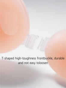 زوج من حمالات الصدر السيليكون غير المرئية، حمالة صدر لاصقة للرفع، حمالة صدر غير مرئية للرفع مناسبة لحمالات الصدر وإكسسوارات حمالات الصدر للنساء