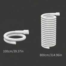 1m/2m/4m/8m 360° Swivel Faucet Extender Duty Silicone Hose Anti Splash Nozzle Universal Adapter High Pressure Flow Kitchen Sink Garden Watering Pet Cleaning Tool Leakproof Quick Connect