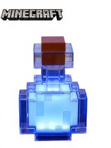 Minecraft 1 Commemorative Edition Minecraft Series Potion Night Light - 8 Color Styles Decoration, USB Rechargeable, Suitable For Bedroom Decoration And Relaxation, Perfect For Sleep/Computer Room Christmas And Birthday Gifts, Suitable For Teenagers And Adults, And For Themed Parties.