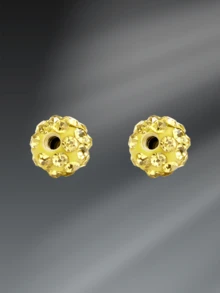 CIZME 2 piezas Bolas de acero inoxidable de repuesto con diseño divertido para mujer, Accesorios de anillos para el ombligo de 14G 16G con bolas de cristal CZ brillantes y flexibles de 3.5mm 5mm 8mm - Multicolor - Ver 21