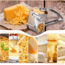 Professional Stainless Steel Cheese Grater Super Practical Manual Shredder - 銀色 - 查看 7