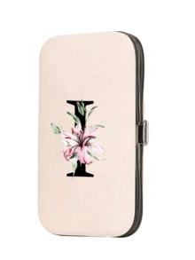 7件套粉色旅行美甲套装，印有百合花和A-Z字母图案。这款宽敞的美甲收纳盒包含不锈钢工具、一把超锋利防溅指甲钳，设计经典。非常适合随身携带美甲护理必需品，例如旅行、户外活动、寄宿学校、居家使用，也可作为圣诞礼物。 - 彩色 - 查看 28