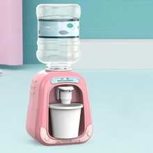 4PCS/2PCSfun Bus 迷你饮水机玩具，模拟迷你房屋厨房玩具